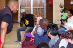 Participants at Mosaic's "Father and Child Day."