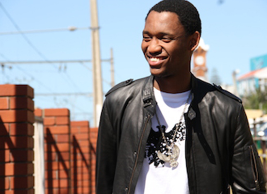 A male character from AMAZA, the South African TV series