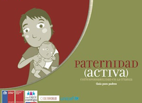 MenCare Chile's Active Fatherhood Guide cover