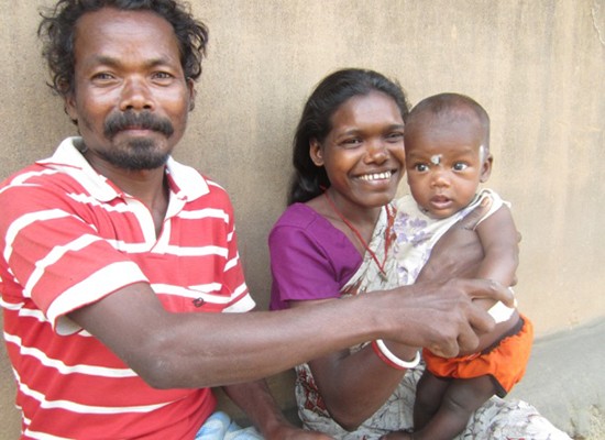 A family in India