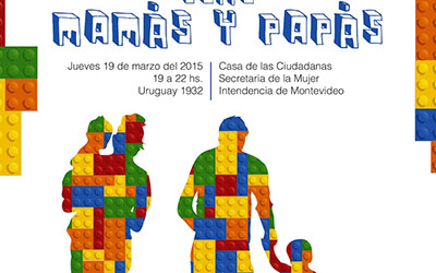 Uruguay MenCare flyer for involved fatherhood and equal parenting.