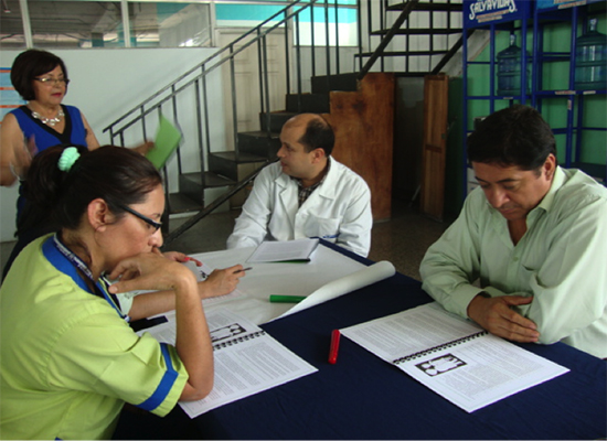 Healthcare providers at a training workshop in Guatemala