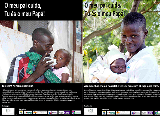 Mozambique "You Are My Father" campaign posters