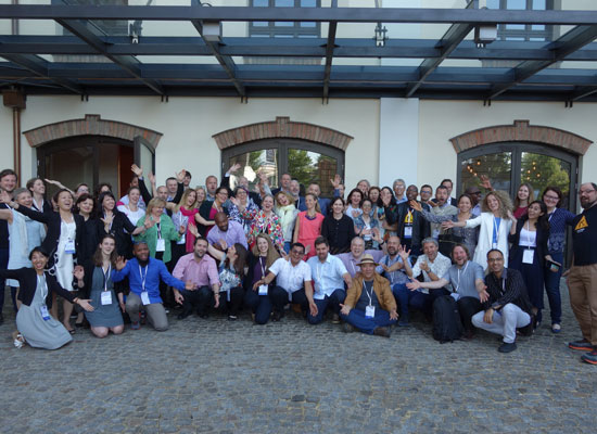 Group photo of participants at the MenCare Global Meeting 2017.